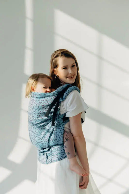 LennyPreschool Carrier, jacquard weave (100% cotton) - ENCHANTED NOOK - FAIRY - Woven Baby Size - Preschool   lenny_preschool    #