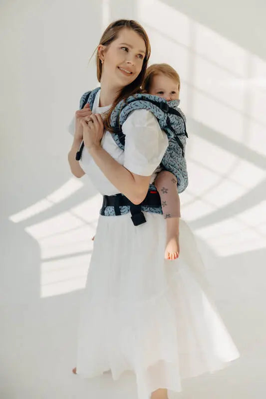 LennyPreschool Carrier, jacquard weave (100% cotton) - ENCHANTED NOOK - FAIRY - Woven Baby Size - Preschool   lenny_preschool    #
