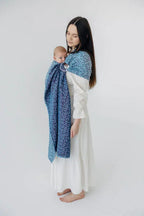 Ring Sling, Jacquard Weave (100% cotton), with gathered shoulder - ENCHANTED NOOK - FAIRY - standard 1.8m - Woven Baby    ring_slings    #