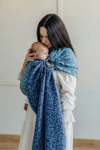 Ring Sling, Jacquard Weave (100% cotton), with gathered shoulder - ENCHANTED NOOK - FAIRY - standard 1.8m - Woven Baby    ring_slings    #
