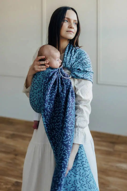 Ring Sling, Jacquard Weave (100% cotton), with gathered shoulder - ENCHANTED NOOK - FAIRY - standard 1.8m - Woven Baby Title - Default Title   ring_slings    #