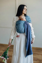 Ring Sling, Jacquard Weave (100% cotton), with gathered shoulder - ENCHANTED NOOK - FAIRY - standard 1.8m - Woven Baby    ring_slings    #