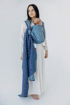 Baby Wrap, Jacquard Weave (100% cotton) - ENCHANTED NOOK - FAIRY (grade B) - Woven Baby Size - M   long_woven_wraps    #