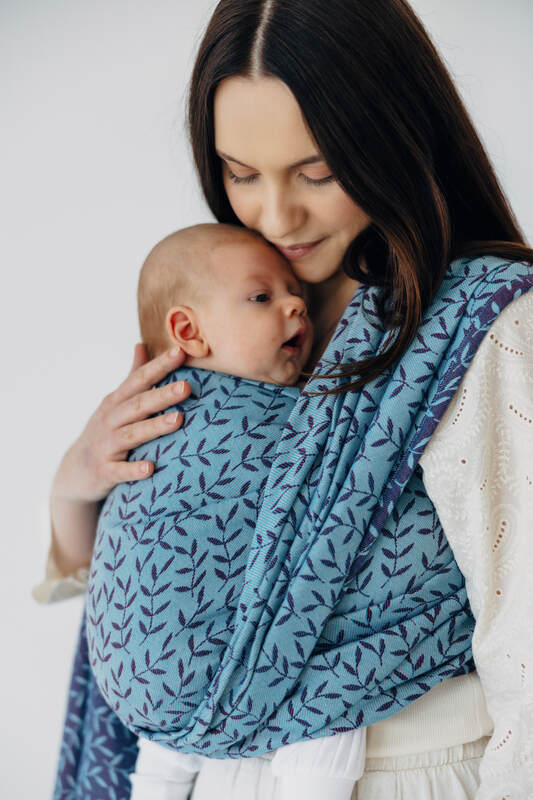 Baby Wrap, Jacquard Weave (100% cotton) - ENCHANTED NOOK - FAIRY (grade B) - Woven Baby Size - M   long_woven_wraps    #