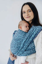 Baby Wrap, Jacquard Weave (100% cotton) - ENCHANTED NOOK - FAIRY - Woven Baby XS - 4   long_woven_wraps    #