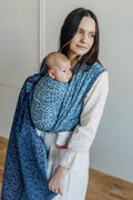 Baby Wrap, Jacquard Weave (100% cotton) - ENCHANTED NOOK - FAIRY (grade B) - Woven Baby Size - M   long_woven_wraps    #