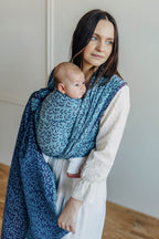 Baby Wrap, Jacquard Weave (100% cotton) - ENCHANTED NOOK - FAIRY (grade B) - Woven Baby Size - M   long_woven_wraps    #