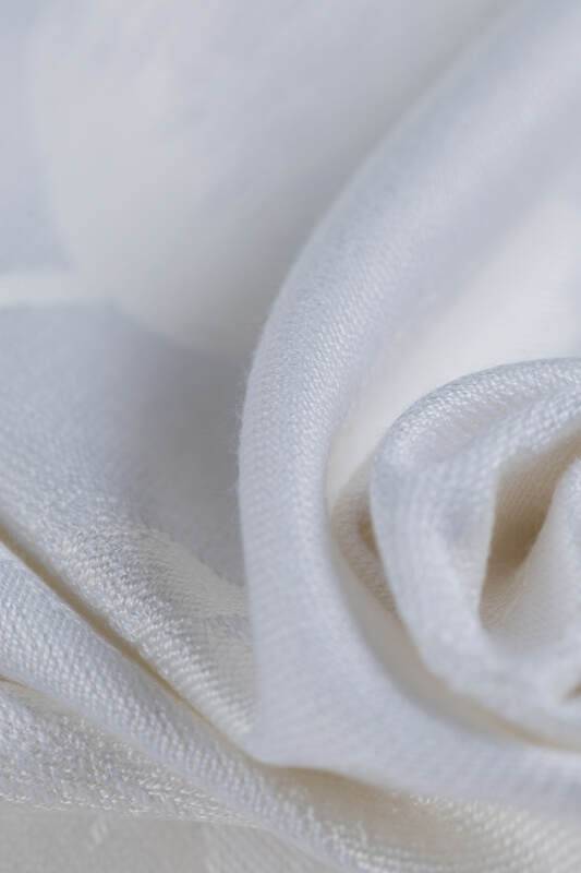 LennyLight Carrier, jacquard weave, 100% bamboo viscose - VIRIDIFLORA  - MILKY WAY (grade B) - Woven Baby Size - Standard   lenny_light    #