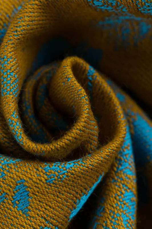 Baby Wrap, Jacquard Weave (100% cotton) - RETRO'N'ROSES - ROSARIUM - Woven Baby XS - 4   long_woven_wraps    #