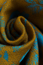 Ring Sling, Jacquard Weave (100% cotton), with gathered shoulder - RETRO'N'ROSES - ROSARIUM - standard 1.8m - Woven Baby    ring_slings    #