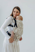 LennyUpGrade PRO Carrier, jacquard weave (50% cotton, 25% hemp, 25% lyocell) - VIRIDIFLORA - CONNECT