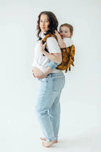 Lenny Buckle Onbuhimo PRO baby carrier, jacquard weave (100% cotton) - CAPYBARAS - TRIBU - Woven Baby Standard   buckle_onbu_pro_carriers    #