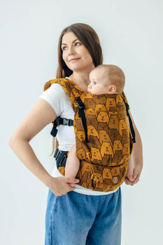 LennyLight Carrier, jacquard weave 100% cotton - CAPYBARAS - TRIBU