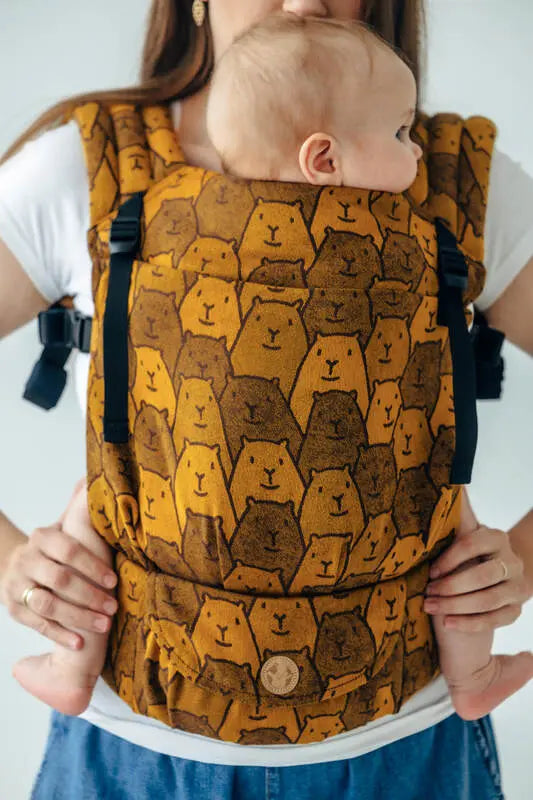 LennyLight Carrier, jacquard weave 100% cotton - CAPYBARAS - TRIBU - Woven Baby Standard   lenny_light    #