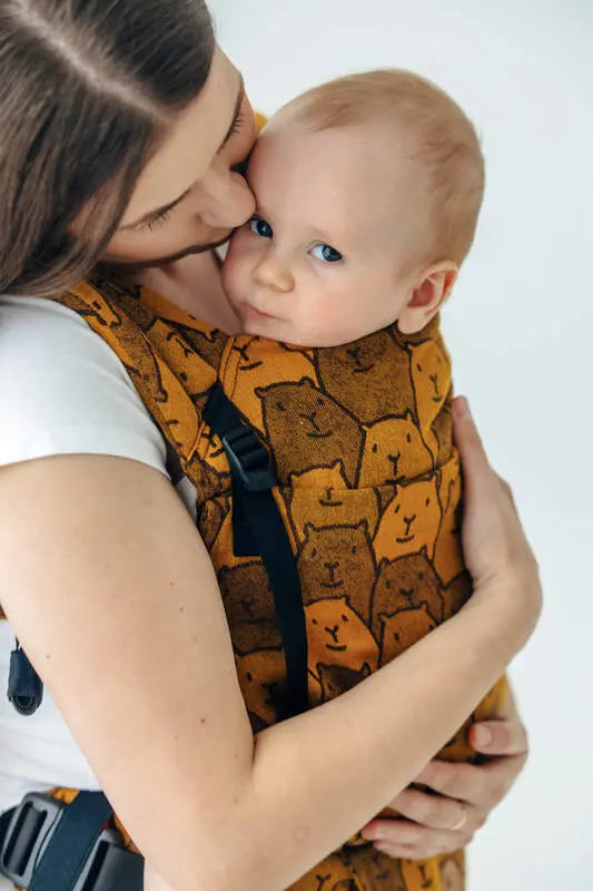 LennyLight Carrier, jacquard weave 100% cotton - CAPYBARAS - TRIBU - Woven Baby Size - Standard   lenny_light    #