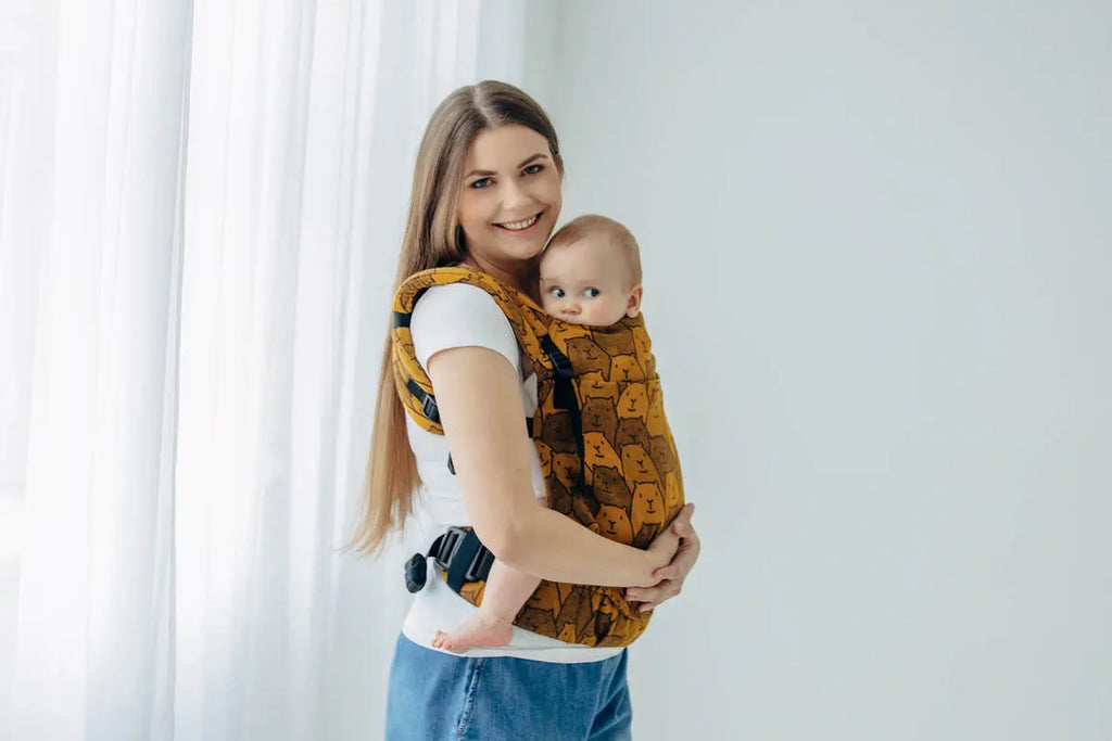 LennyLight Carrier, jacquard weave 100% cotton - CAPYBARAS - TRIBU - Woven Baby Standard   lenny_light    #