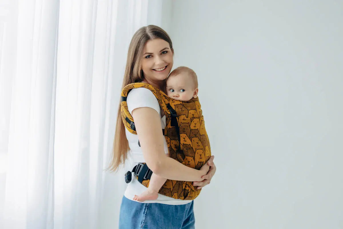 LennyLight Carrier, jacquard weave 100% cotton - CAPYBARAS - TRIBU - Woven Baby Standard   lenny_light    #
