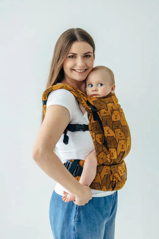 LennyLight Carrier, jacquard weave 100% cotton - CAPYBARAS - TRIBU - Woven Baby Standard   lenny_light    #