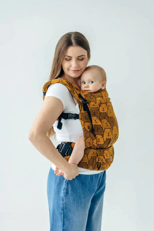 LennyLight Carrier, jacquard weave 100% cotton - CAPYBARAS - TRIBU - Woven Baby Standard   lenny_light    #