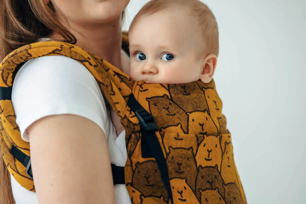 LennyLight Carrier, jacquard weave 100% cotton - CAPYBARAS - TRIBU - Woven Baby Standard   lenny_light    #