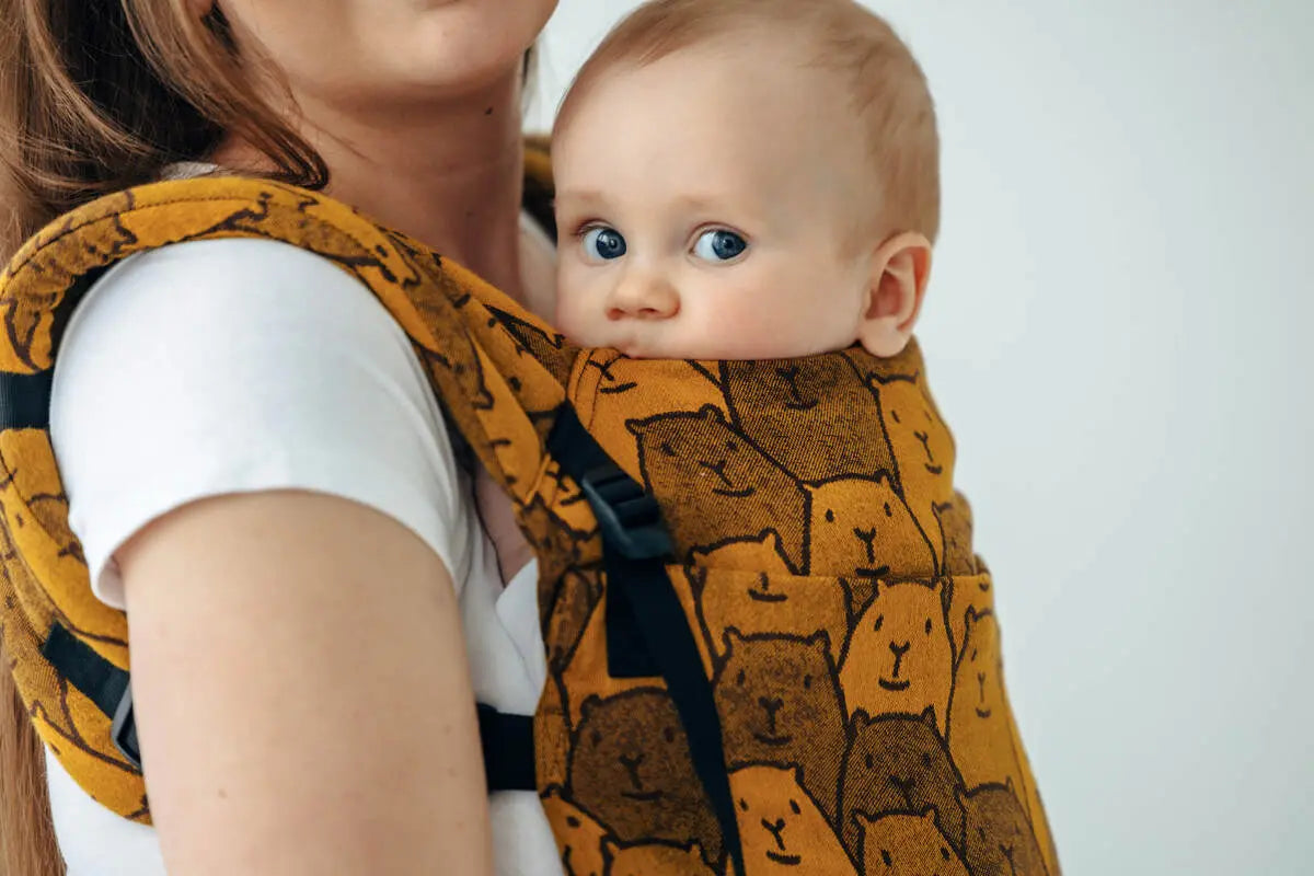 LennyLight Carrier, jacquard weave 100% cotton - CAPYBARAS - TRIBU - Woven Baby Standard   lenny_light    #