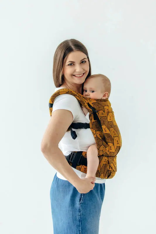LennyLight Carrier, jacquard weave 100% cotton - CAPYBARAS - TRIBU - Woven Baby Standard   lenny_light    #