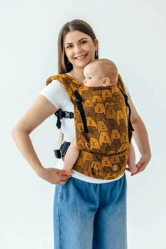 LennyLight Carrier, jacquard weave 100% cotton - CAPYBARAS - TRIBU - Woven Baby Standard   lenny_light    #