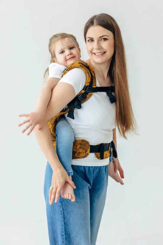 LennyPreschool Carrier, jacquard weave (100% cotton) - CAPYBARAS - TRIBU - Woven Baby Preschool   lenny_preschool    #