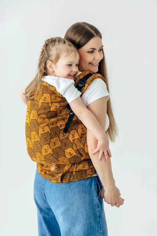 LennyPreschool Carrier, jacquard weave (100% cotton) - CAPYBARAS - TRIBU - Woven Baby Preschool   lenny_preschool    #