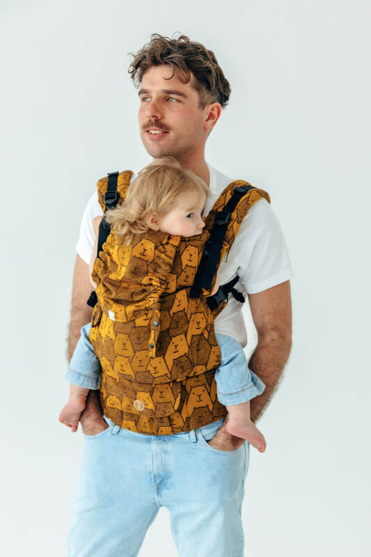 LennyUpGrade PRO Carrier, jacquard weave 100% cotton - CAPYBARAS - TRIBU