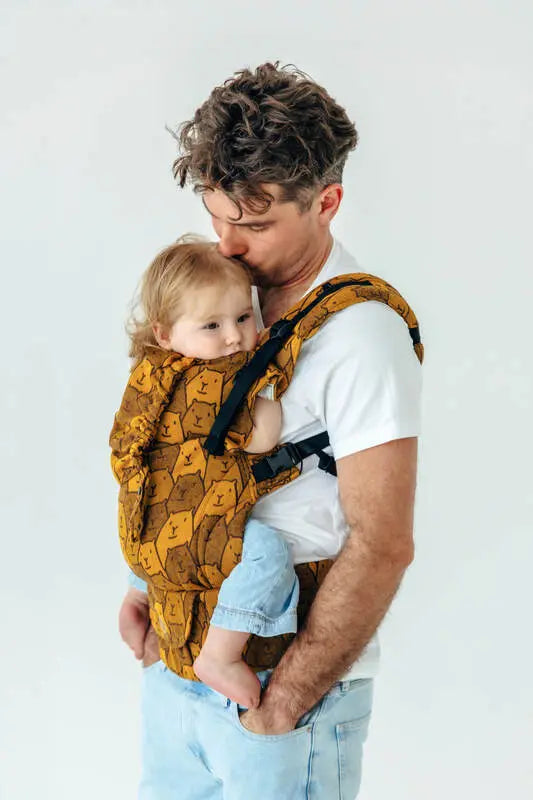 LennyUpGrade PRO Carrier, jacquard weave 100% cotton - CAPYBARAS - TRIBU - Woven Baby Size - Standard   lenny_upgrade_pro    #