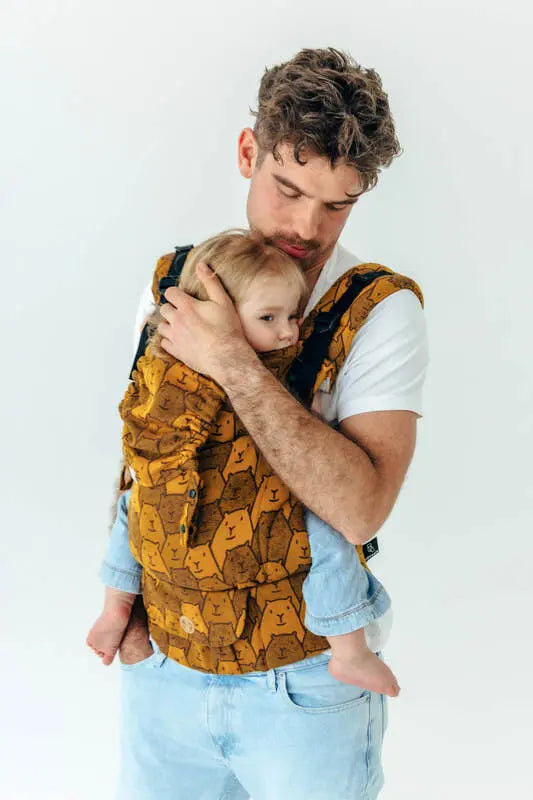 LennyUpGrade PRO Carrier, jacquard weave 100% cotton - CAPYBARAS - TRIBU - Woven Baby Size - Standard   lenny_upgrade_pro    #