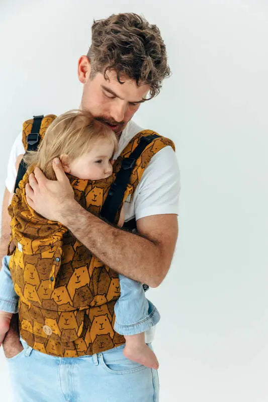 LennyUpGrade PRO Carrier, jacquard weave 100% cotton - CAPYBARAS - TRIBU - Woven Baby Size - Standard   lenny_upgrade_pro    #
