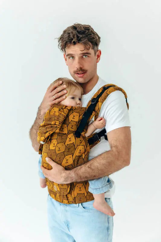 LennyUpGrade PRO Carrier, jacquard weave 100% cotton - CAPYBARAS - TRIBU - Woven Baby Standard   lenny_upgrade_pro    #