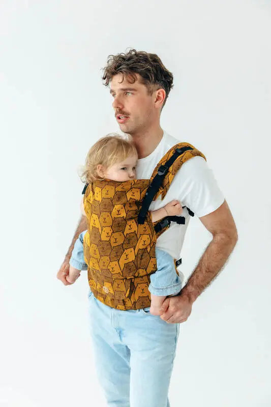 LennyUpGrade PRO Carrier, jacquard weave 100% cotton - CAPYBARAS - TRIBU - Woven Baby Standard   lenny_upgrade_pro    #