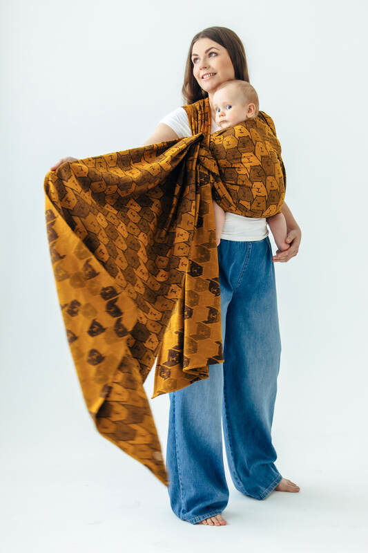Baby Wrap, Jacquard Weave (100% cotton) - CAPYBARAS - TRIBU