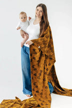 Baby Wrap, Jacquard Weave (100% cotton) - CAPYBARAS - TRIBU - Woven Baby XS - 4   long_woven_wraps    #
