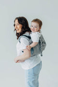 Lenny Buckle Onbuhimo PRO baby carrier, jacquard weave (54% silk, 46% cotton) - LITTLE LOVE - MUNA