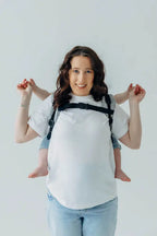 Lenny Buckle Onbuhimo PRO baby carrier, jacquard weave (54% silk, 46% cotton) - LITTLE LOVE - MUNA - Woven Baby Standard   buckle_onbu_pro_carriers    #