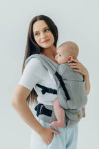 LennyLight Carrier, jacquard weave (54% silk, 46% cotton) - LITTLE LOVE - MUNA - Woven Baby Standard   lenny_light    #