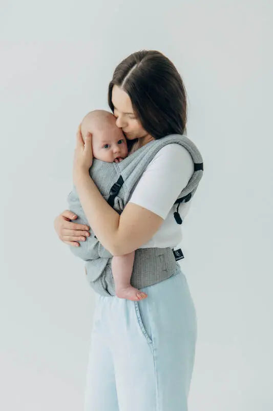 LennyLight Carrier, jacquard weave (54% silk, 46% cotton) - LITTLE LOVE - MUNA - Woven Baby Standard   lenny_light    #