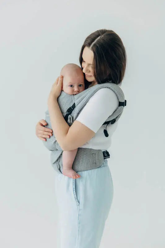 LennyLight Carrier, jacquard weave (54% silk, 46% cotton) - LITTLE LOVE - MUNA - Woven Baby Standard   lenny_light    #