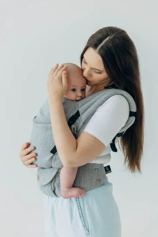 LennyLight Carrier, jacquard weave (54% silk, 46% cotton) - LITTLE LOVE - MUNA - Woven Baby Standard   lenny_light    #
