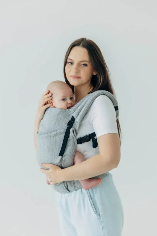 LennyLight Carrier, jacquard weave (54% silk, 46% cotton) - LITTLE LOVE - MUNA - Woven Baby Standard   lenny_light    #