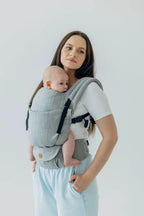 LennyLight Carrier, jacquard weave (54% silk, 46% cotton) - LITTLE LOVE - MUNA - Woven Baby Standard   lenny_light    #