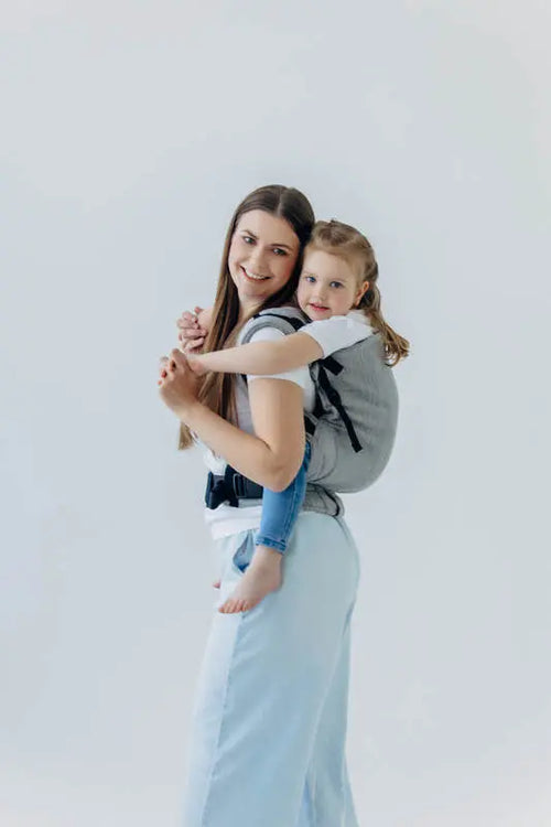 LennyPreschool Carrier, jacquard weave (54% silk, 46% cotton) - LITTLE LOVE - MUNA - Woven Baby Size - Preschool   lenny_preschool    #