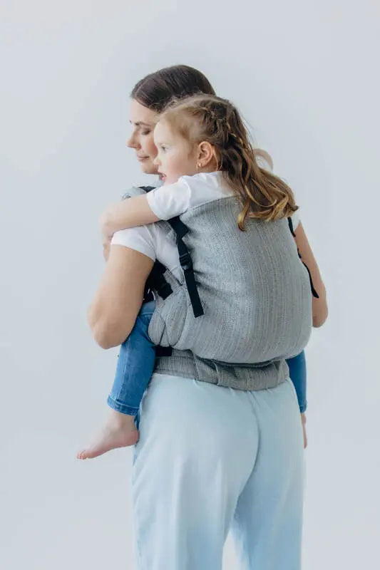 LennyPreschool Carrier, jacquard weave (54% silk, 46% cotton) - LITTLE LOVE - MUNA - Woven Baby Size - Preschool   lenny_preschool    #