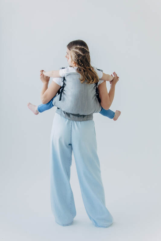 LennyPreschool Carrier, jacquard weave (54% silk, 46% cotton) - LITTLE LOVE - MUNA - Woven Baby Preschool   lenny_preschool    #