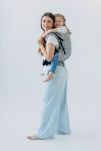 LennyPreschool Carrier, jacquard weave (54% silk, 46% cotton) - LITTLE LOVE - MUNA - Woven Baby Preschool   lenny_preschool    #