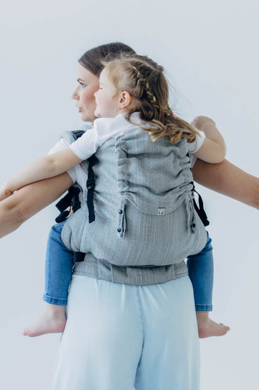 LennyPreschool Carrier, jacquard weave (54% silk, 46% cotton) - LITTLE LOVE - MUNA - Woven Baby Preschool   lenny_preschool    #